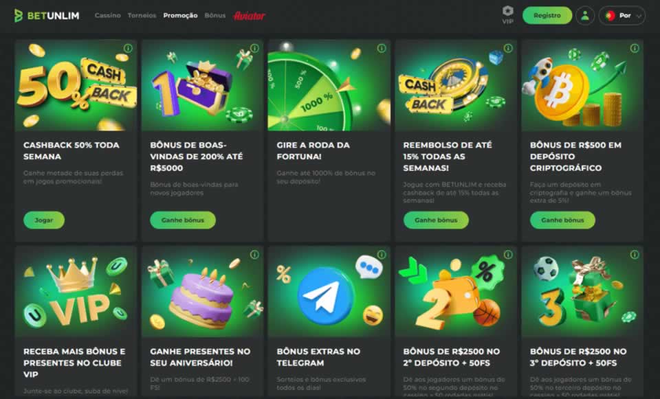 Bets com bonus